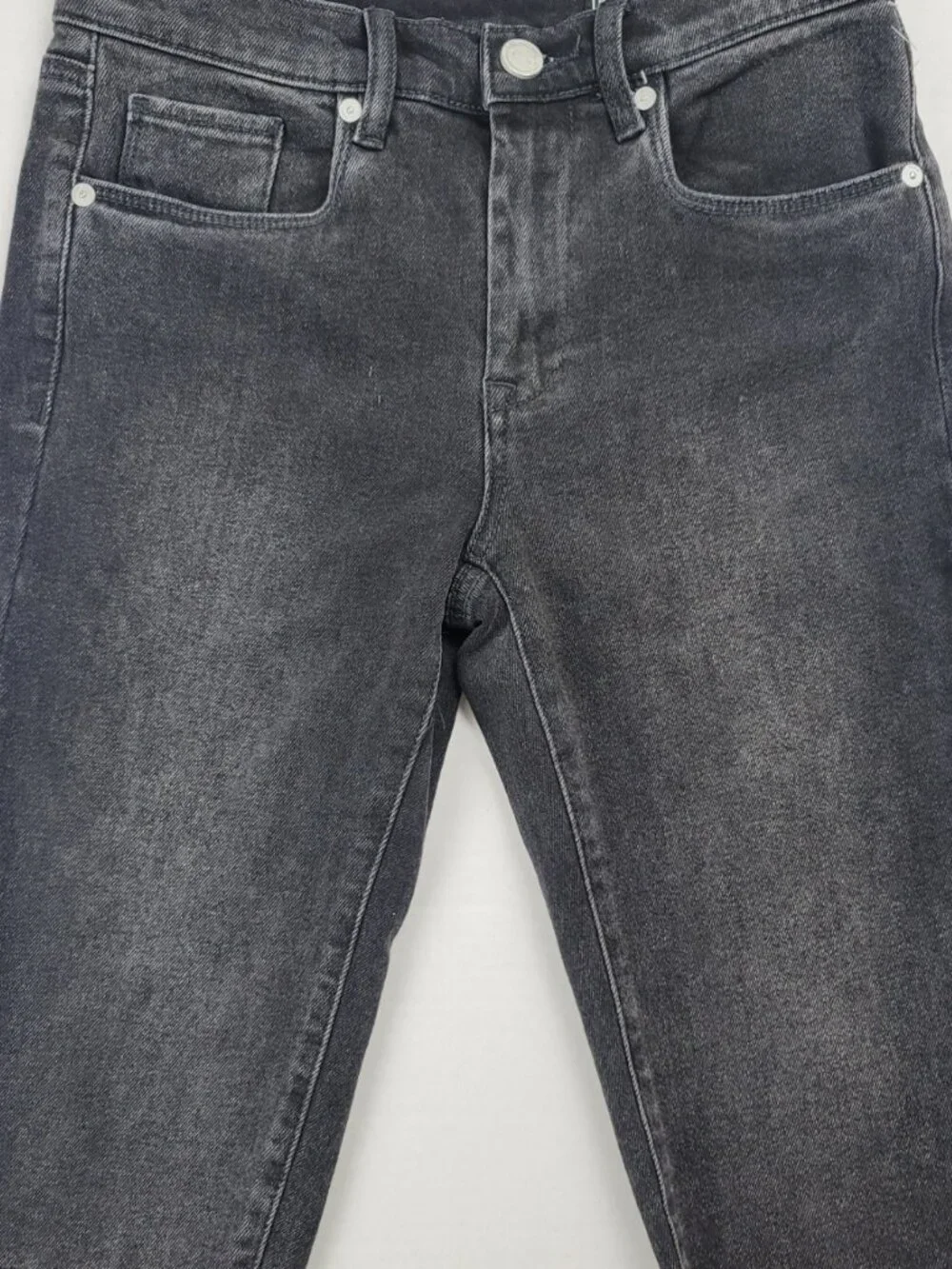 BlankNYC Before & After Raw Hem Bermuda Shorts Womens 25 Black Denim NWT